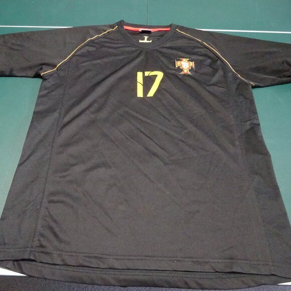 Portugal National Soccer Team | #17 C. Ronaldo | Black Jersey - Picture 1 of 3